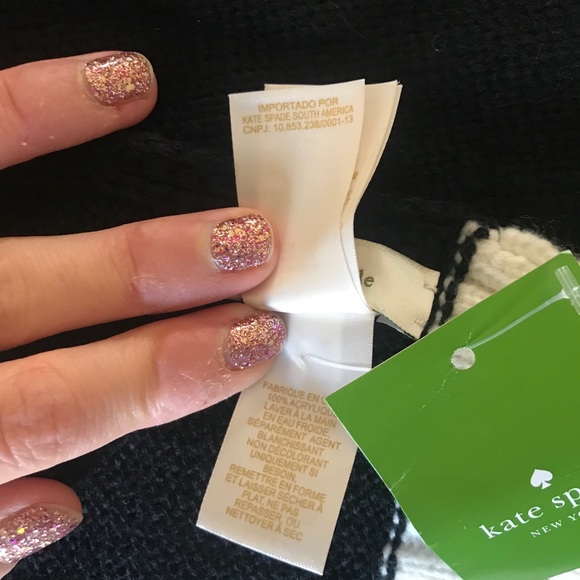 NWT Kate Spade Colorblock Bow Muffler Scarf - Picture 12 of 13